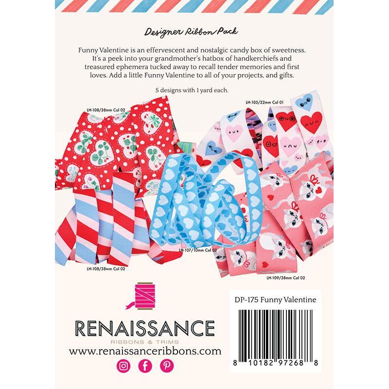 Ruby Star Society-Designer Ribbon Pack - Funny Valentine-trim-gather here online