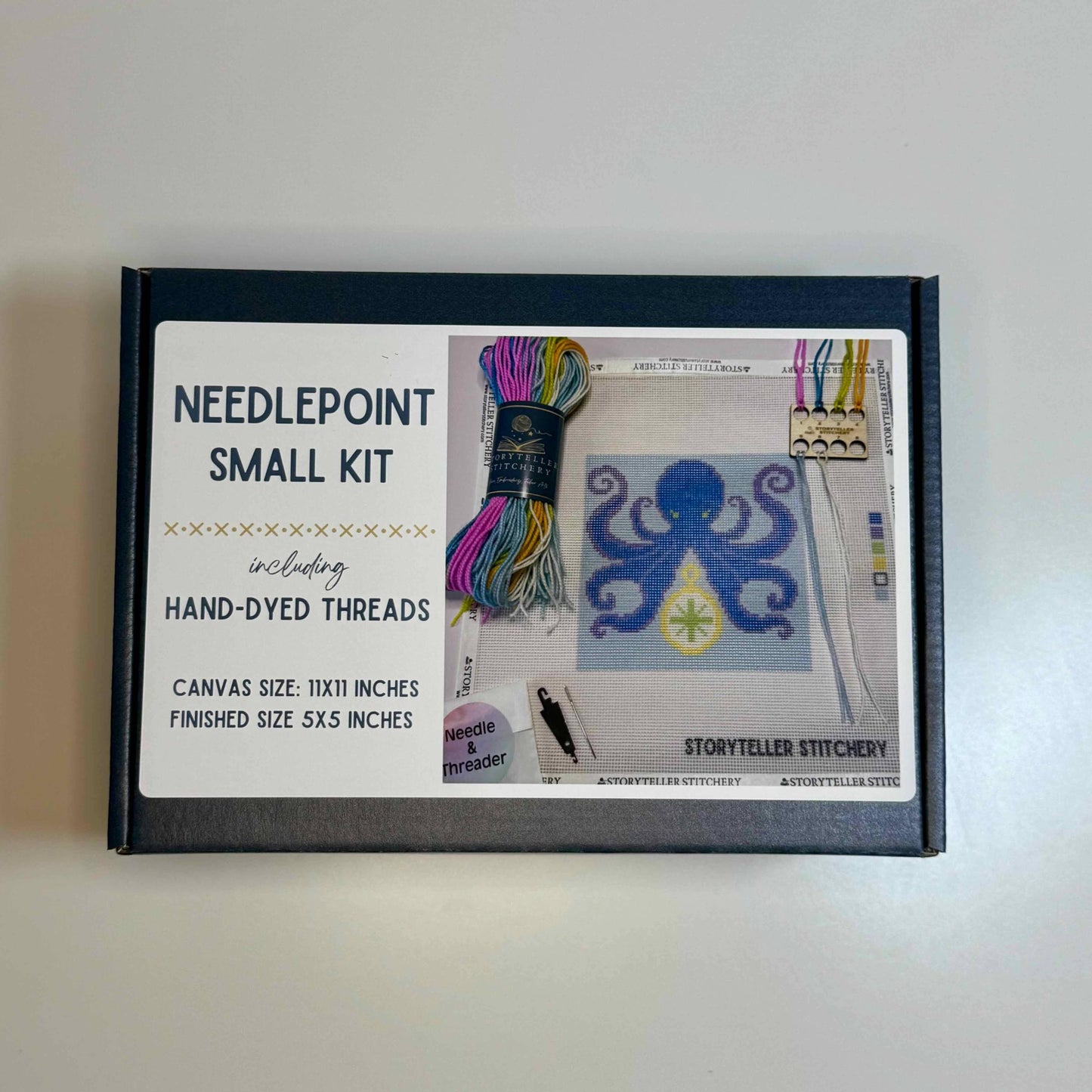 Storyteller Stitchery-Octopus Needlepoint Kit-xstitch kit-gather here online