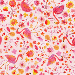 Robert Kaufman-Flamingos-fabric-gather here online