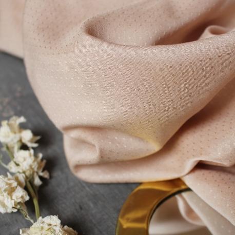 REMNANT: Dobby Viscose, 04 Blush 30% OFF 1.65 YDS