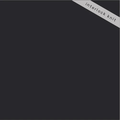 Birch Organic Fabrics-Solid Interlock Knit-fabric-Black-gather here online