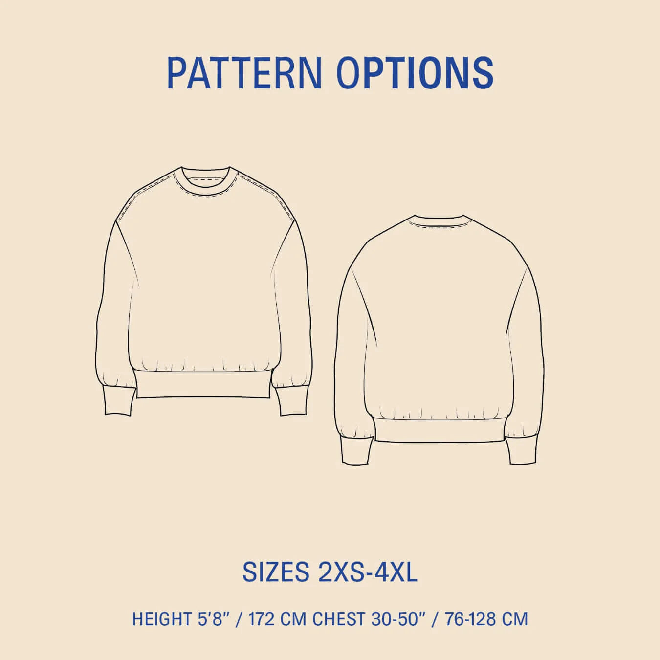 Wardrobe By Me-Boyfriend Sweater Pattern-sewing pattern-gather here online