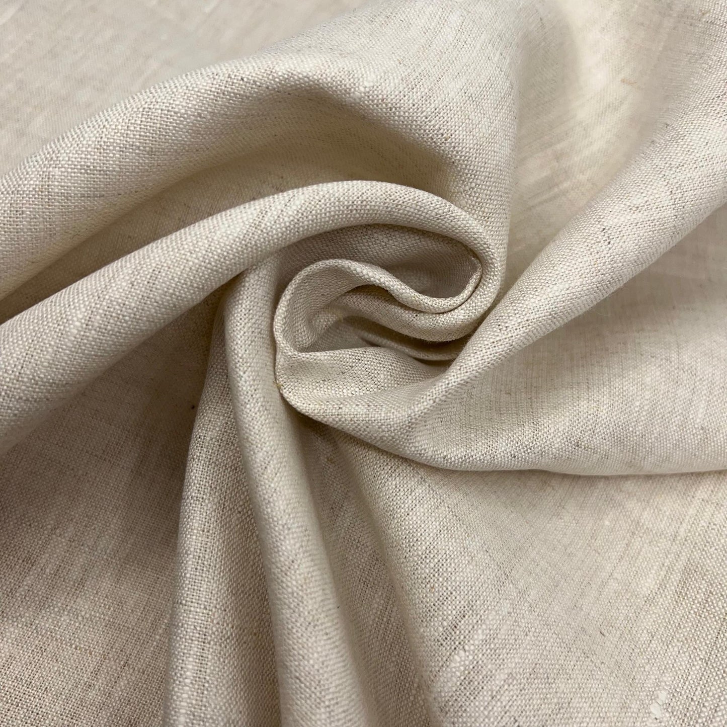 Lino Textil-Nevada Linen Light Oatmeal-fabric-gather here online