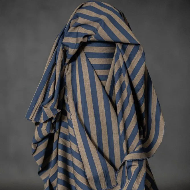 Merchant & Mills-McIntyre Stripe Cotton/Linen-fabric-gather here online