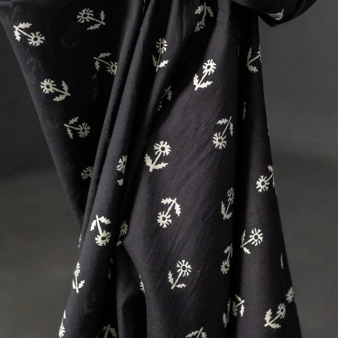 Merchant & Mills-Sylvie Block Print Indian Cotton-fabric-gather here online