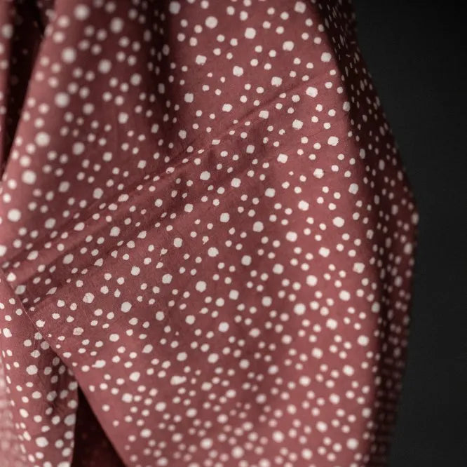 Merchant & Mills-Toadstool Block Print Indian Cotton-fabric-gather here online