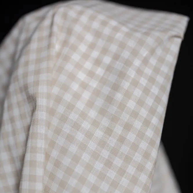 Merchant & Mills-Windle Watercolour Check Cotton-fabric-gather here online