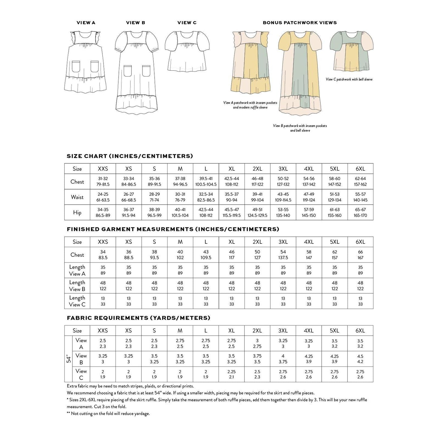 Matchy Matchy Sewing Club-Champagne Field Dress Pattern - PDF DOWNLOAD-sewing pattern-gather here online