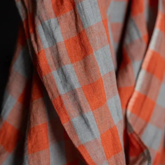 Merchant & Mills-Campari Spritz Laundered Linen-fabric-gather here online