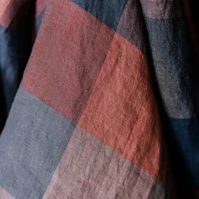 Merchant & Mills-Painterly Rouge Laundered Linen-fabric-gather here online