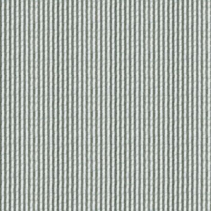Robert Kaufman-Seersucker Stripe Black-fabric-gather here online