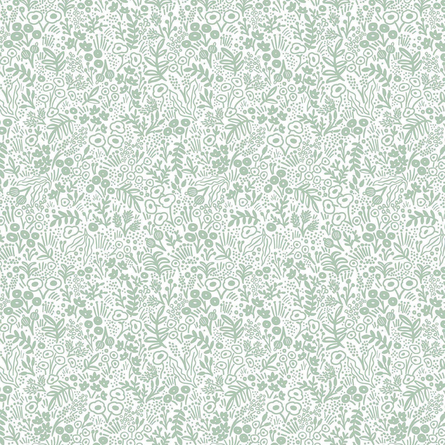 Cotton + Steel-REMNANT: Tapestry Lace, Sage 30% OFF 1.58 YDS-fabric remnant-gather here online