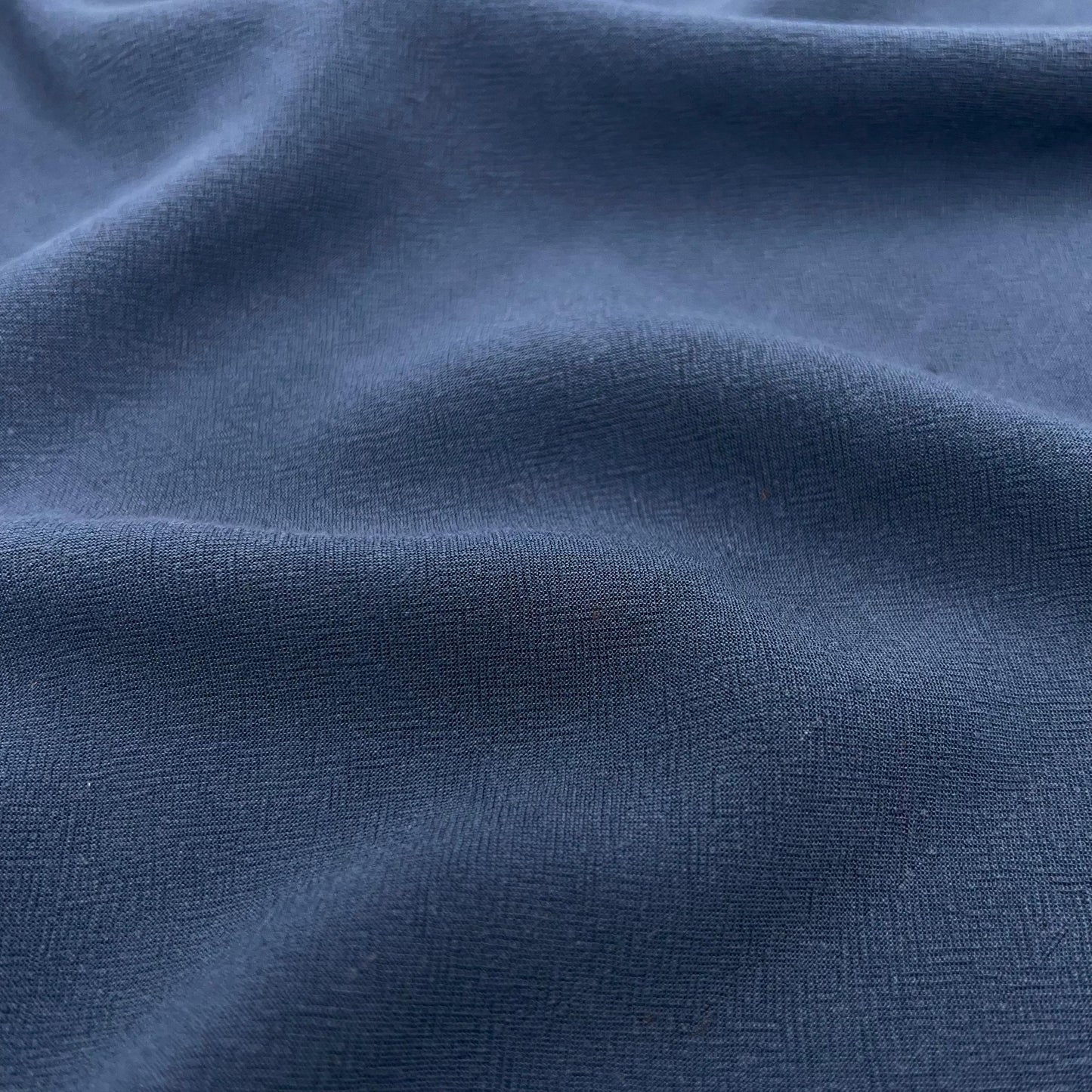 Secret Spark-Dune Washed Linen Rayon - Deep Midnight Blue-fabric-gather here online