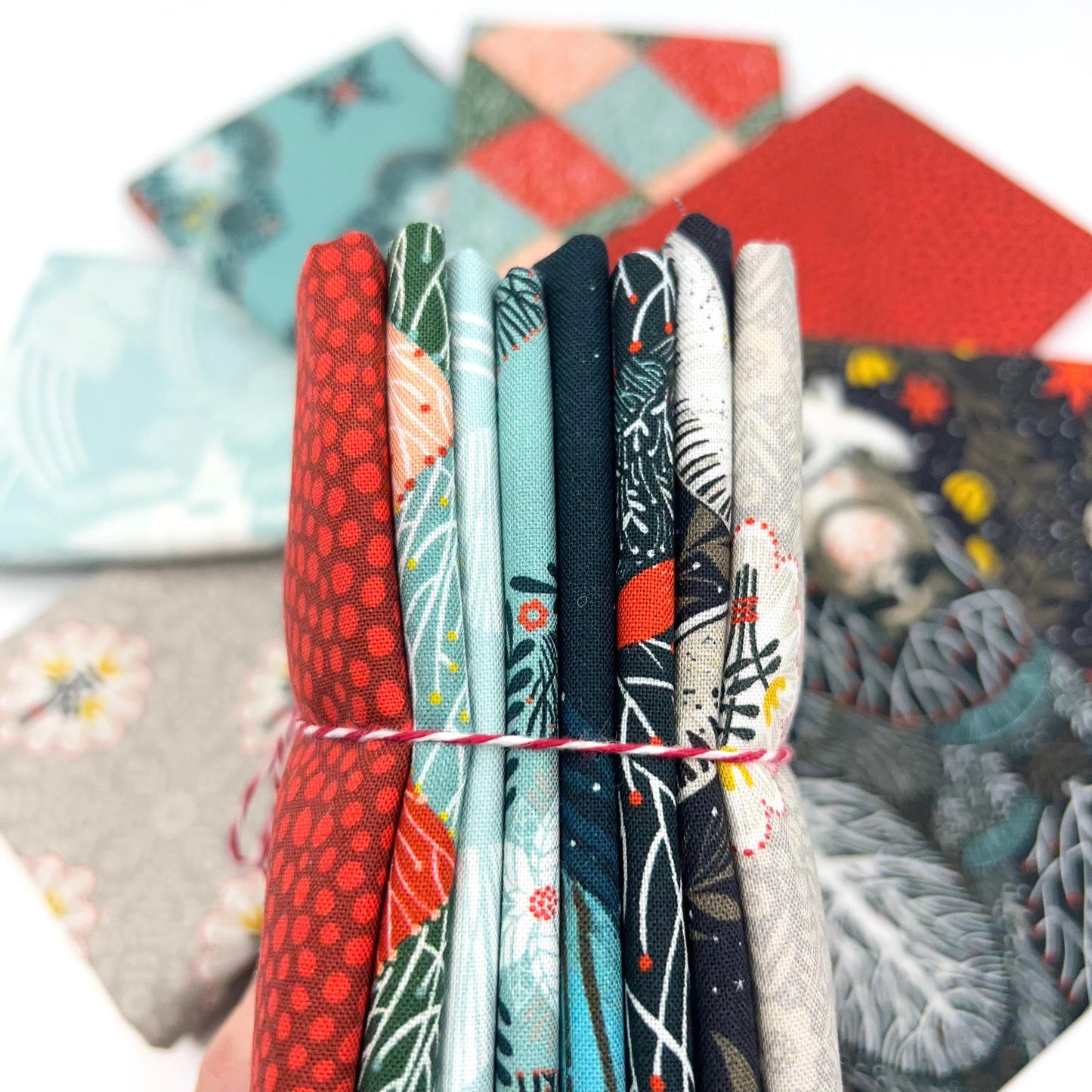 Fat Quarter Bundle of Silent Night (8 Pieces)