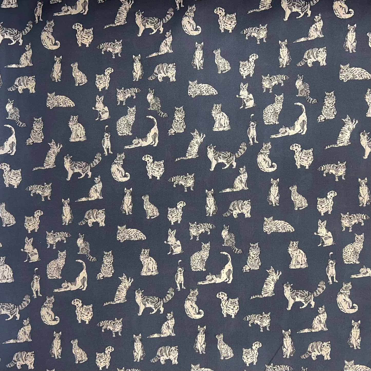 Liberty of London-Tana Lawn - Meow D-fabric-gather here online