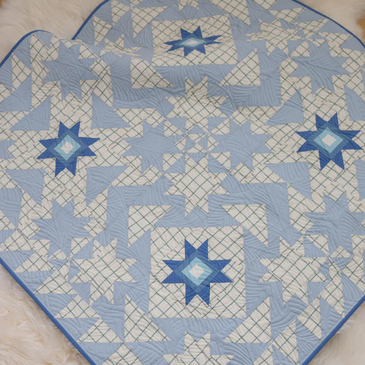 Then Came June-Everett Star Quilt Pattern-quilting pattern-gather here online
