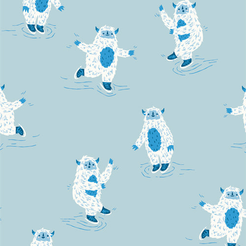 Art Gallery Fabrics-Yappi Yeti Snug Flannel-fabric-gather here online