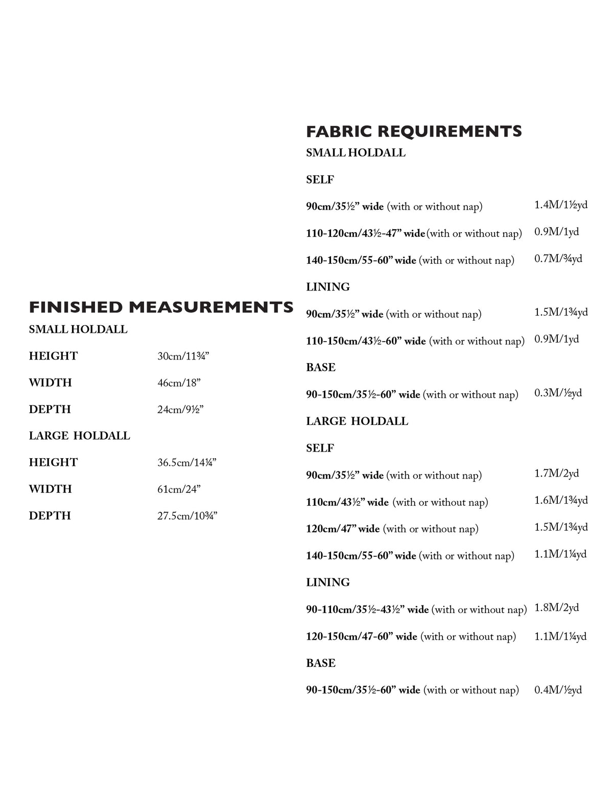Francli Weekender Pattern - PDF DOWNLOAD