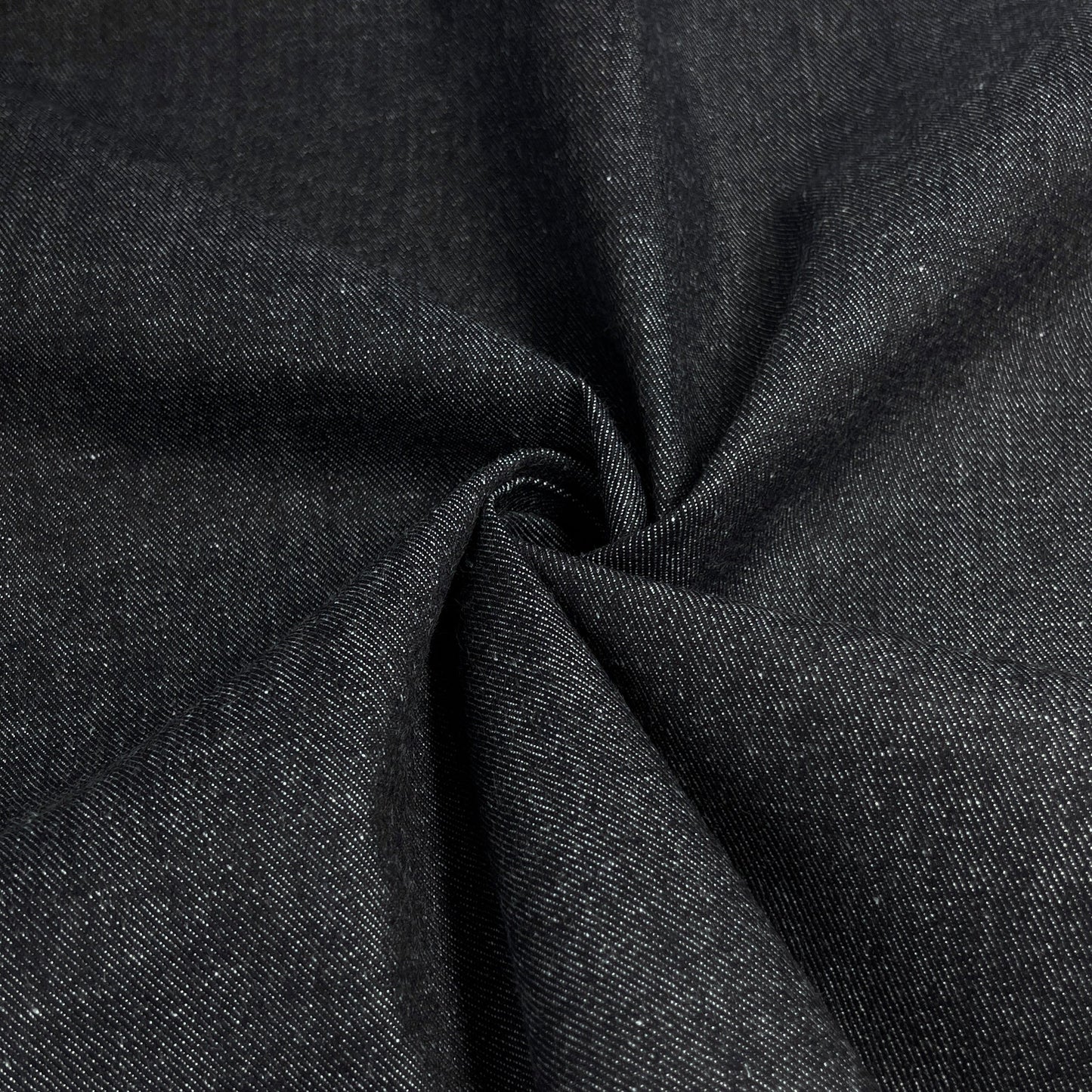 deadstock-Dark Indigo Stretch Denim 10.5oz-fabric-gather here online