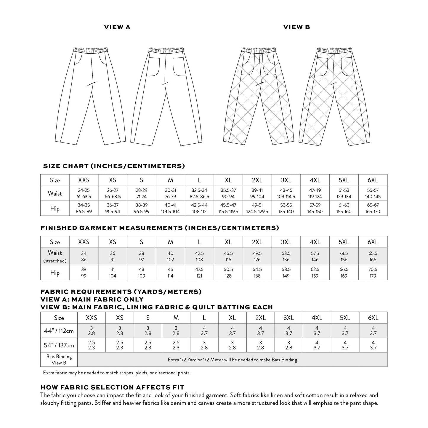 Matchy Matchy Sewing Club-Kite Pants Pattern - PDF DOWNLOAD-sewing pattern-gather here online