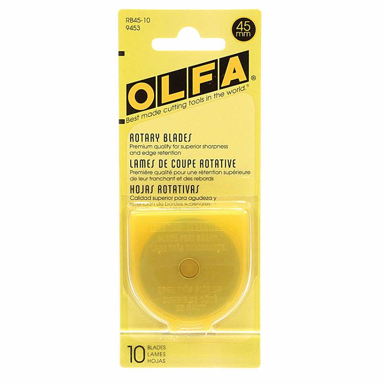Olfa-Rotary Cutter Blades 45mm - 10 pack-sewing notion-gather here online