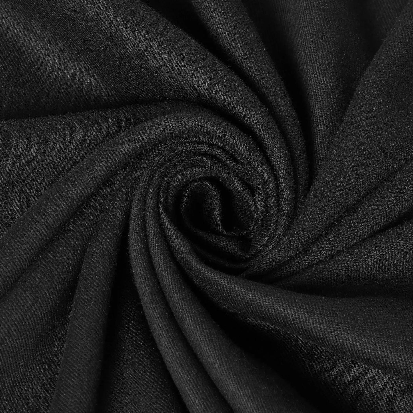 Atelier Brunette-Livaeco™ Linen Viscose Twill - Black-fabric-gather here online
