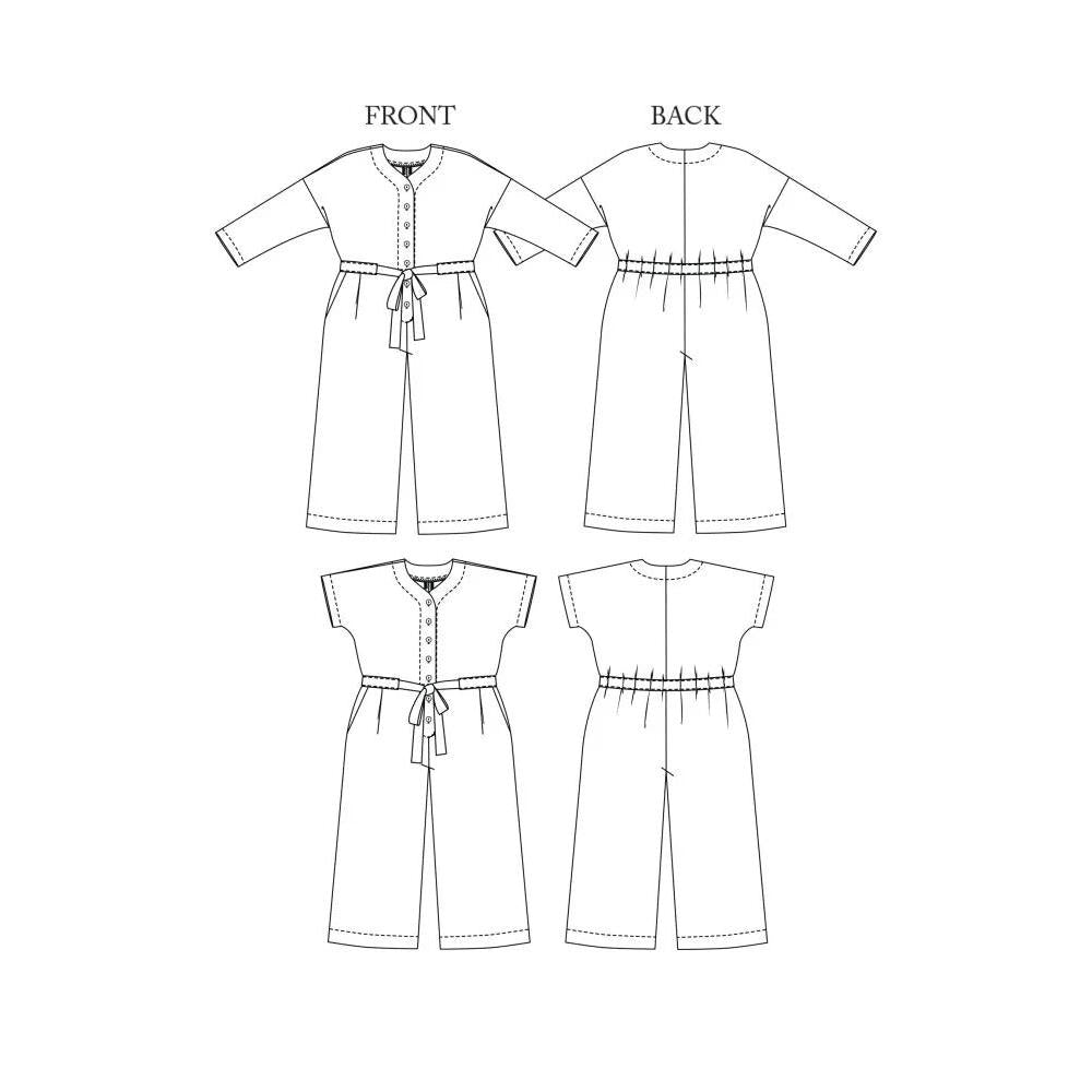 Merchant & Mills-Cassidy Jumpsuit Pattern - PDF DOWNLOAD-sewing pattern-gather here online