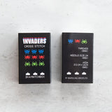 Marvling Bros-Space Invaders Mini Cross Stitch RGB Kit in a Matchbox-xstitch kit-gather here online