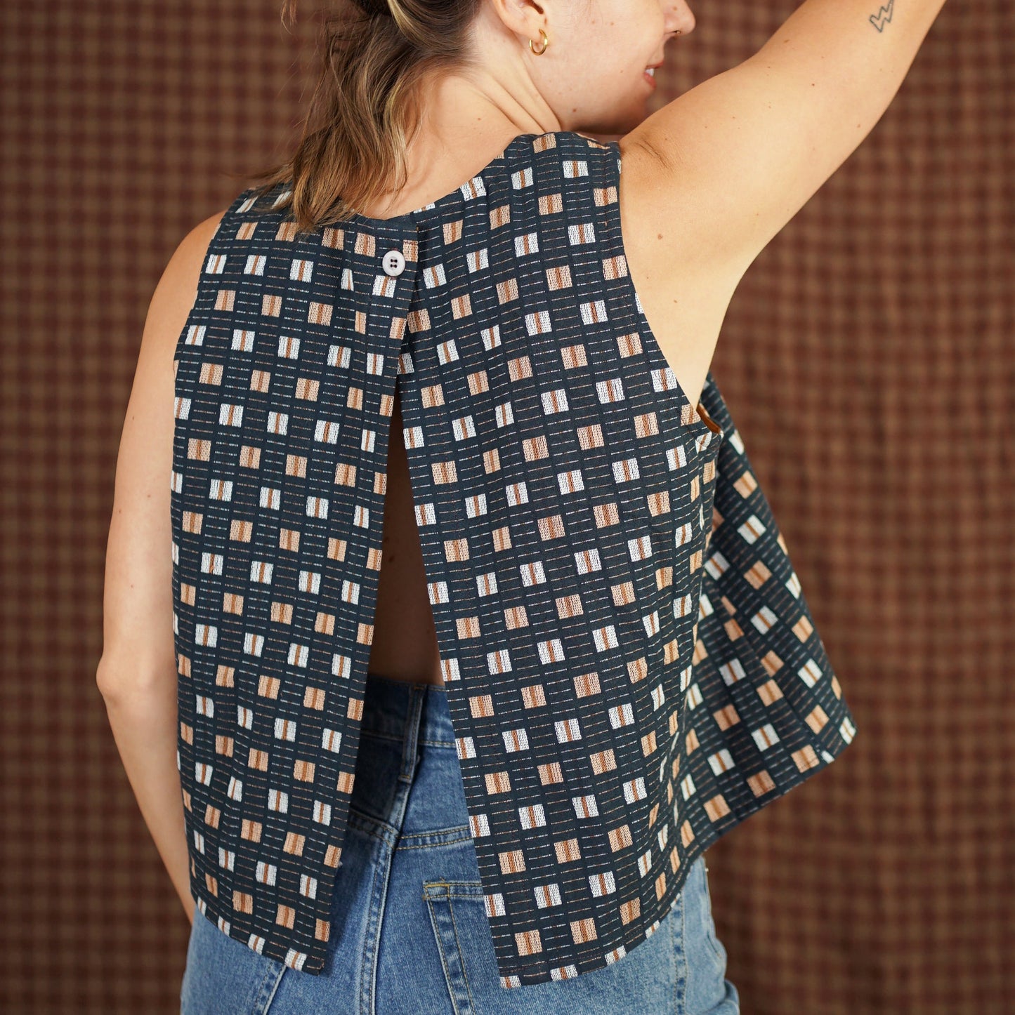Open Back Smock Top Pattern - PDF DOWNLOAD