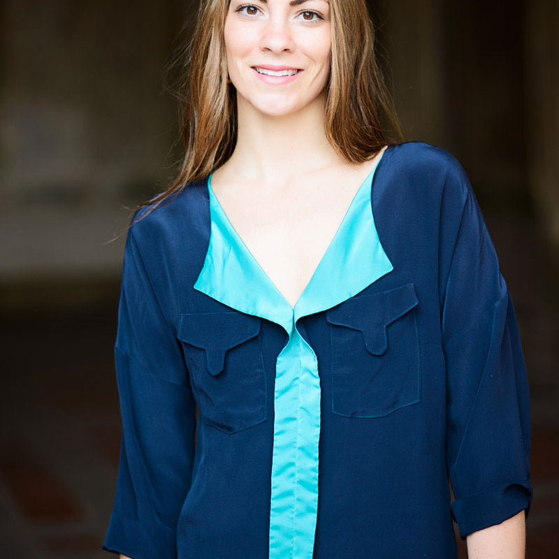 Liesl + Co-Weekend Getaway Blouse & Dress Pattern - PDF DOWNLOAD-sewing pattern-gather here online