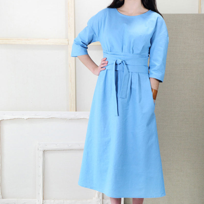 Liesl + Co-Terrace Dress Pattern - PDF DOWNLOAD-sewing pattern-gather here online