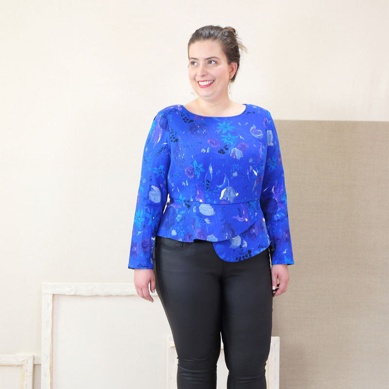 Liesl + Co-Rush Hour Dress & Blouse Pattern - PDF DOWNLOAD-sewing pattern-gather here online