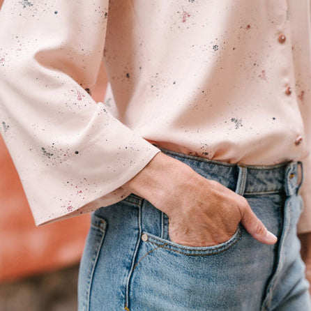 Liesl + Co-Geneva V-Neck Blouse Pattern - PDF DOWNLOAD-sewing pattern-gather here online