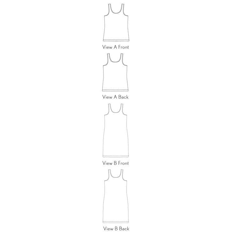 Liesl + Co-Leyton Knit Tank & Dress Pattern - PDF DOWNLOAD-sewing pattern-gather here online
