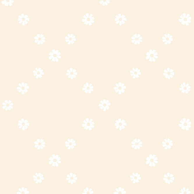 Ruby Star Society-Diamond Flowers White On Natural-fabric-gather here online
