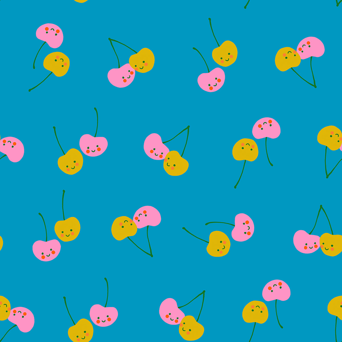 Ruby Star Society-Cherry Friends Bright Blue-fabric-gather here online
