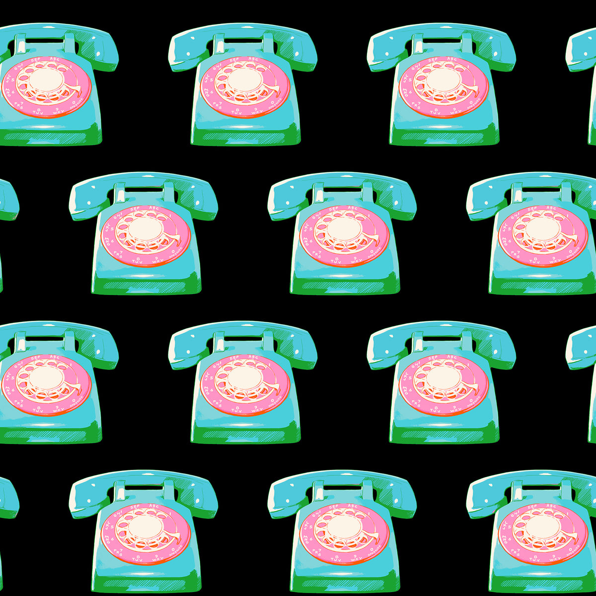 Telephones Black