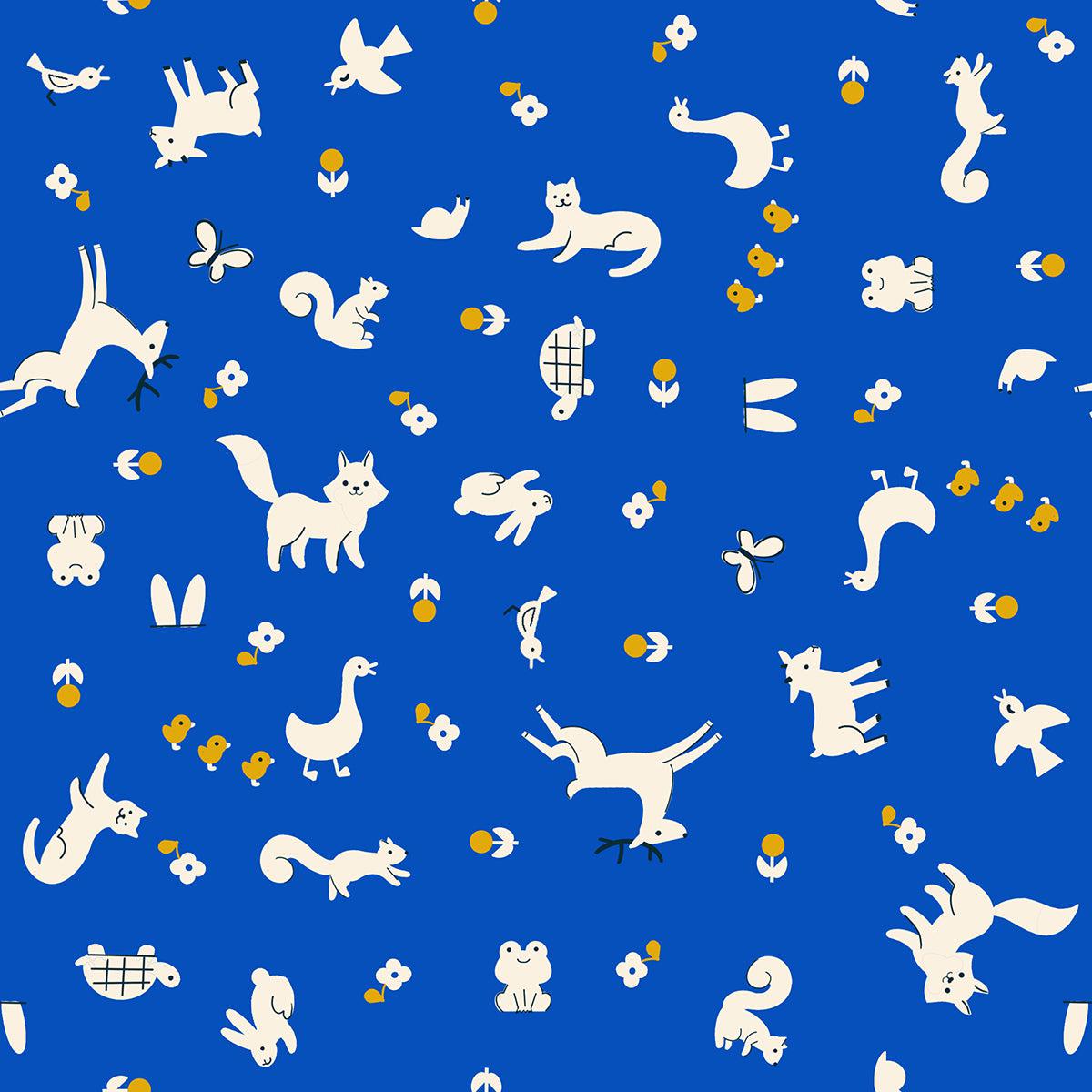 Ruby Star Society-Menagerie Blue Ribbon-fabric-gather here online