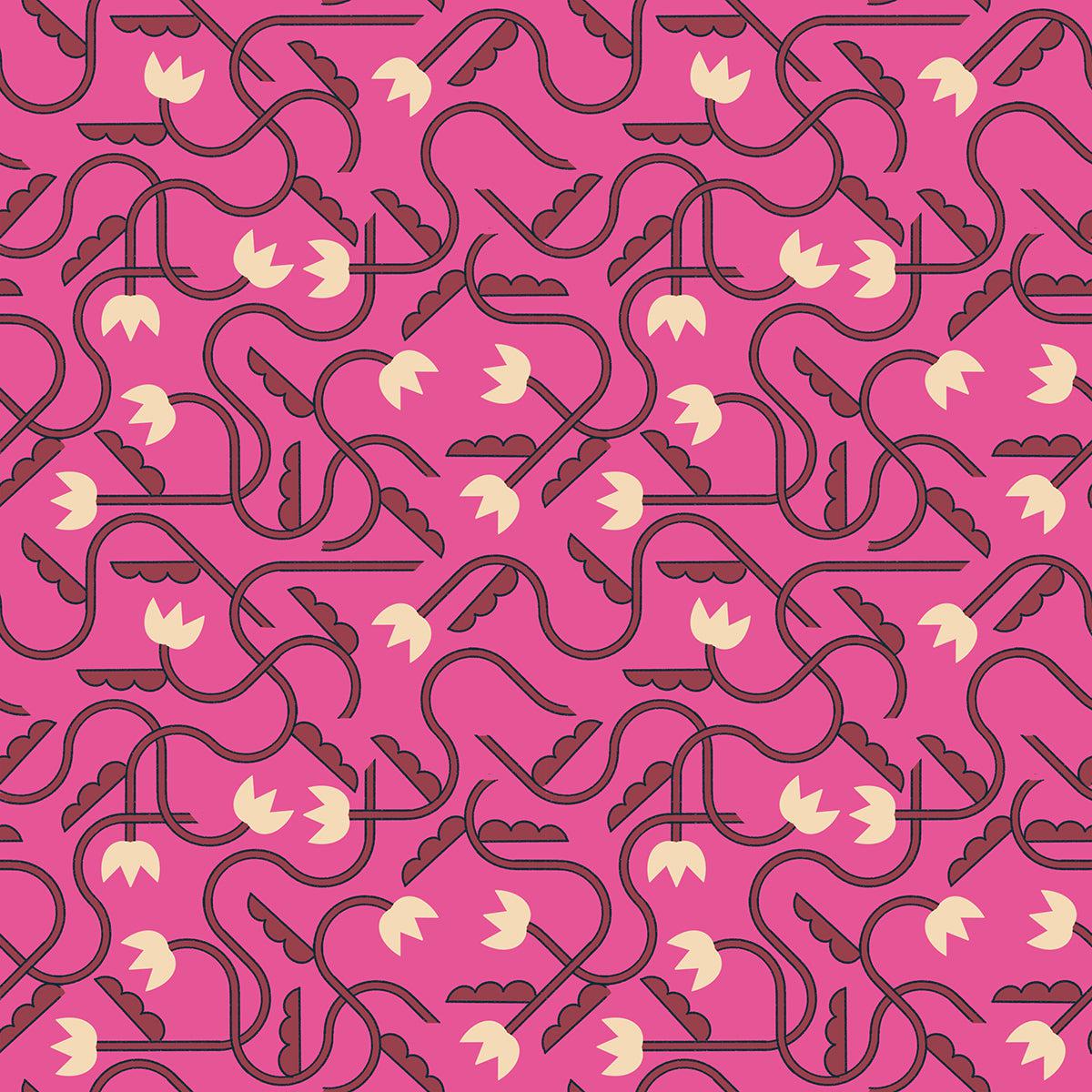 Ruby Star Society-That One Flower Raspberry-fabric-gather here online