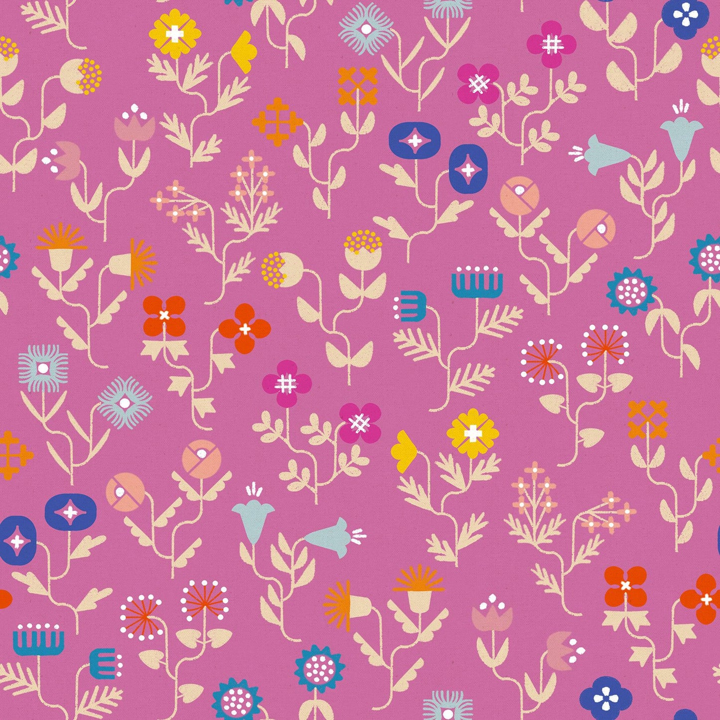 Ruby Star Society-Forget Me Not Heliotrope on Cotton/Linen Canvas-fabric-gather here online