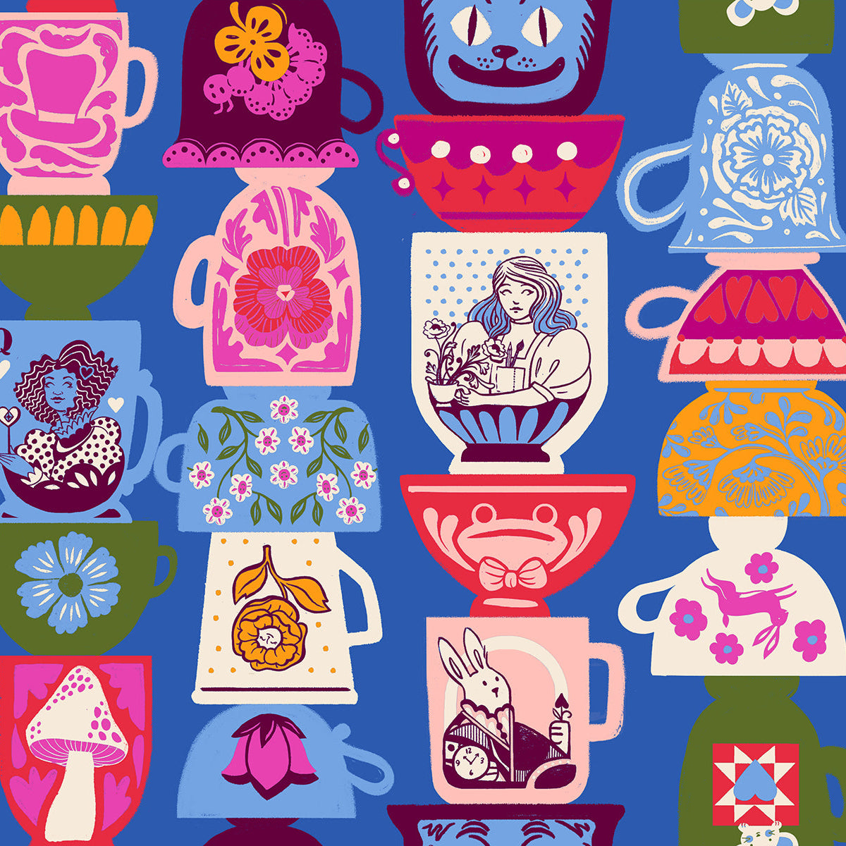 Ruby Star Society-Tea Party Blue Ribbon-fabric-gather here online