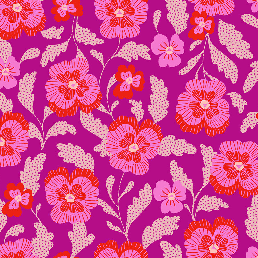 Ruby Star Society-Violets Berry-fabric-gather here online