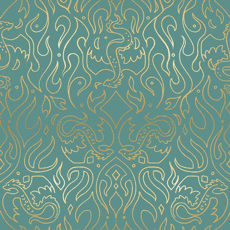 Ruby Star Society-Scribe Metallic Watercress-fabric-gather here online