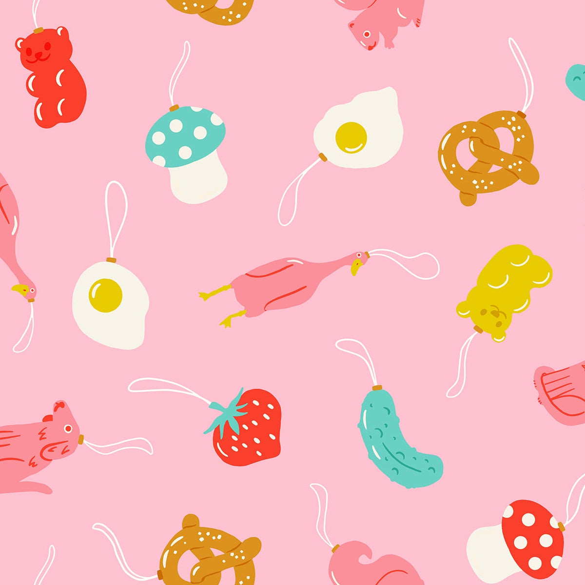 Ruby Star Society-Find The Pickle Melody Pink-fabric-gather here online