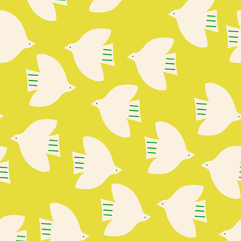 Ruby Star Society-Birds Citron-fabric-gather here online