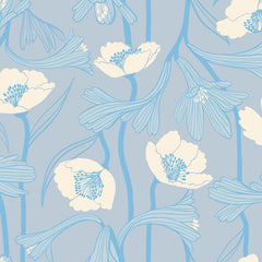 Ruby Star Society-Water Flowers Water Blue-fabric-gather here online