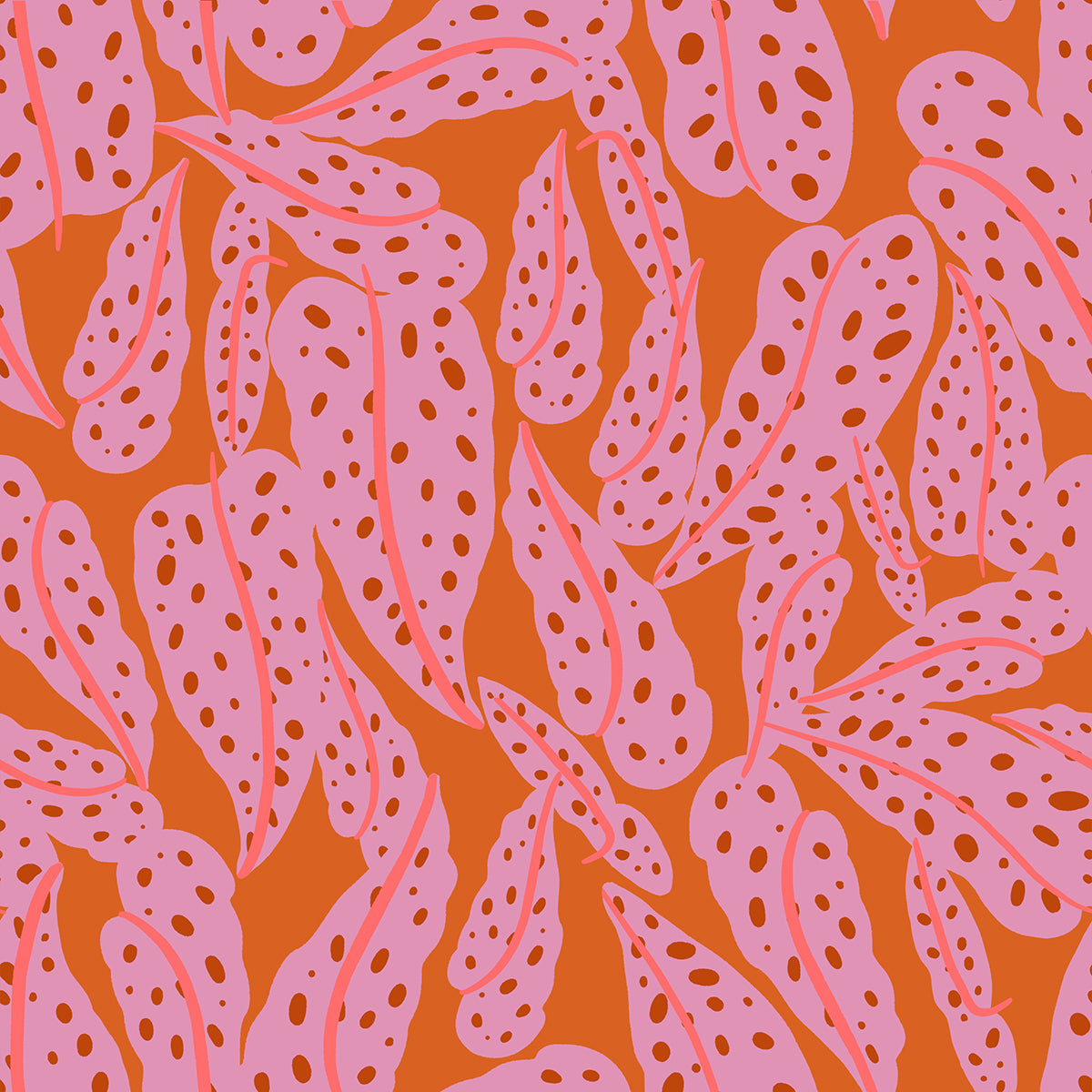 Ruby Star Society-Overlapping Leaves Pecan-fabric-gather here online