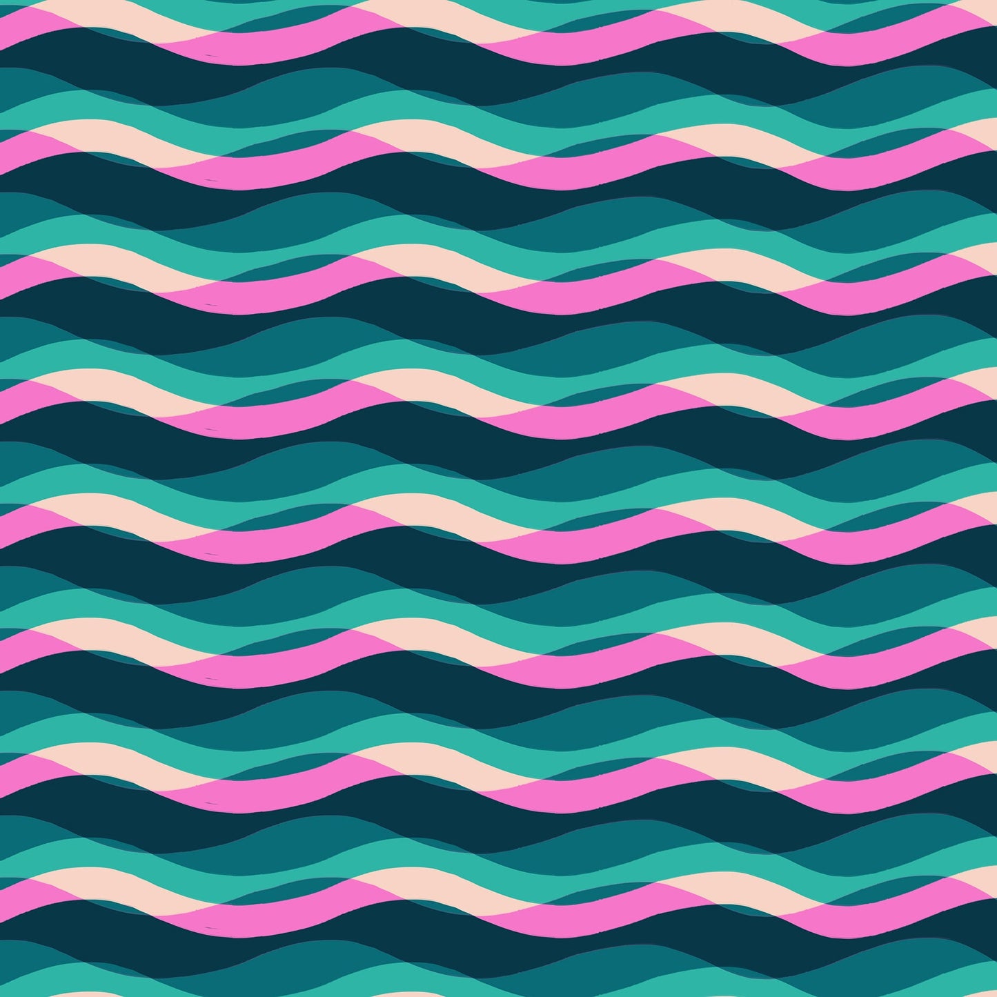 Ruby Star Society-Poolside Waves Peacock-fabric-gather here online