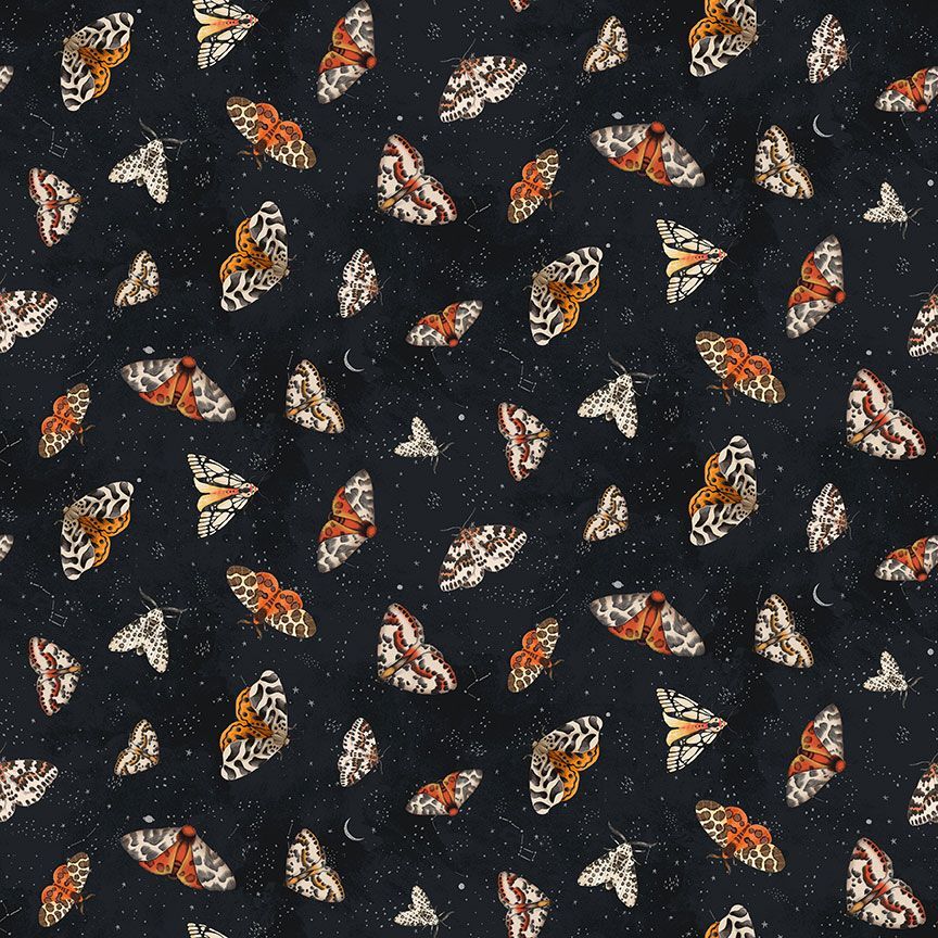 Dear Stella-Moonlit Flight Midnight-fabric-gather here online