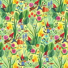 dear stella-Gnome Sweet Gnome-fabric-gather here online